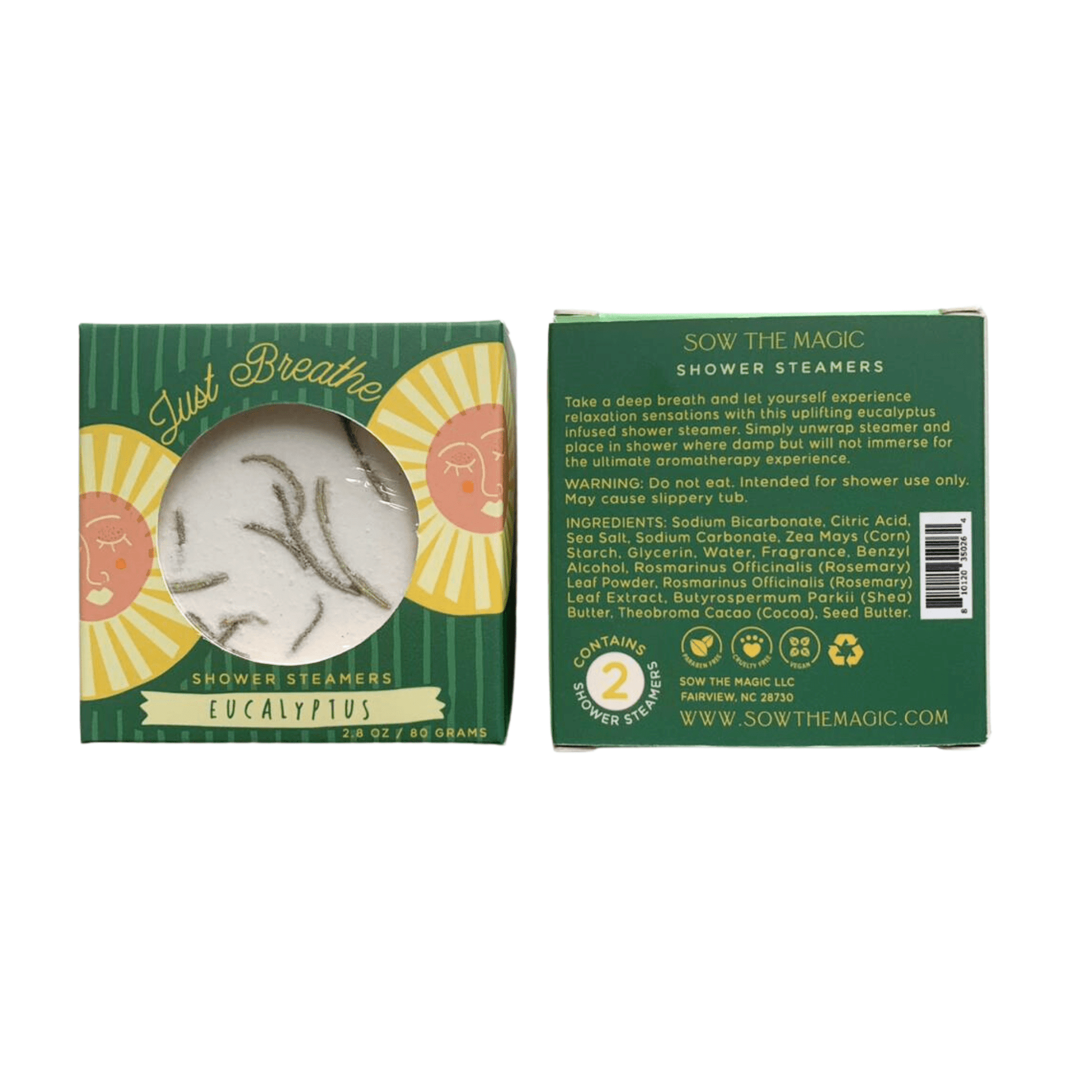 Just Breathe Eucalyptus Shower Steamer Set - vibeboxshop