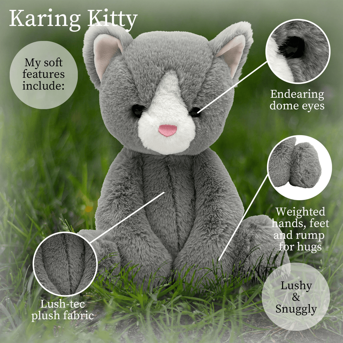 Karing Kitten Plush Toy - vibeboxshop