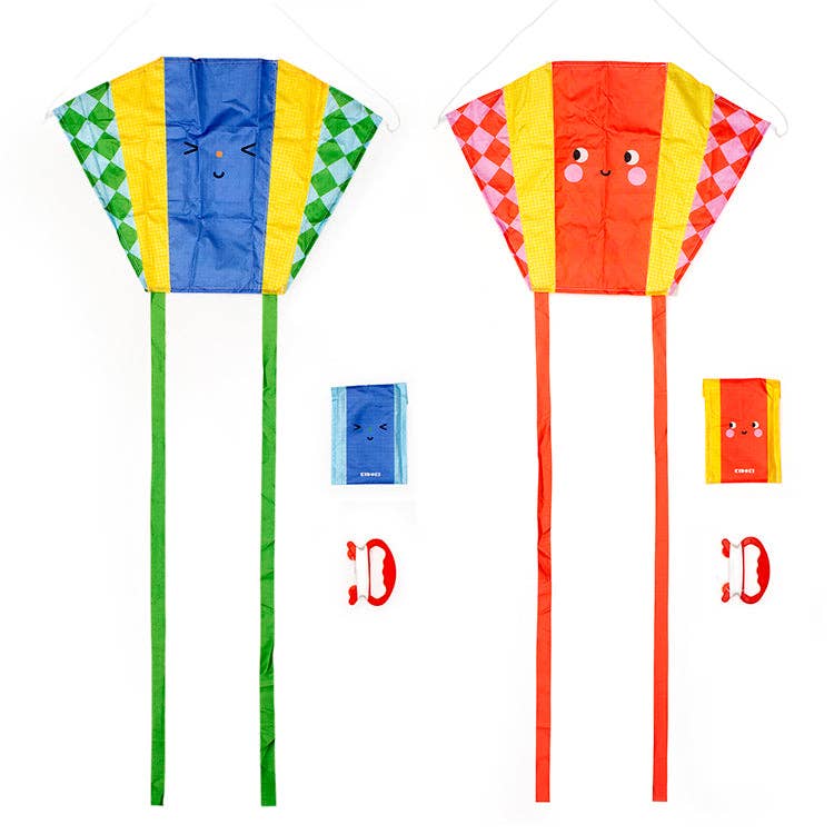 Kidoki Funny Faces Pocket Kites - vibeboxshop