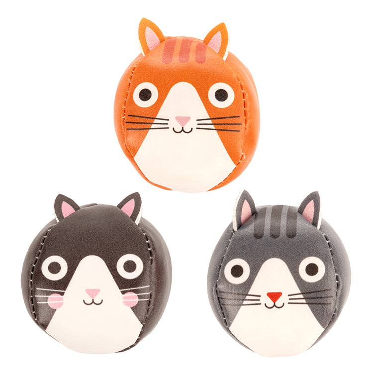 Kidoki Three Cats Juggling Balls - vibeboxshop