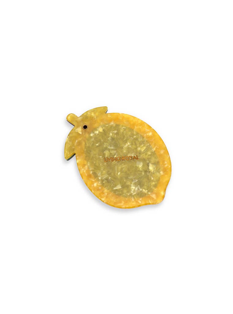 Lemon Swing-Hinge Folding Compact Mirror - vibeboxshop