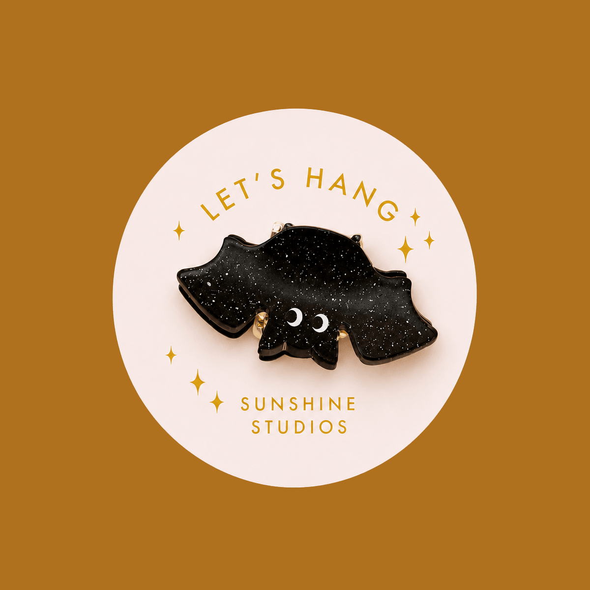 Let's Hang Bat Mini Hair Clip - vibeboxshop