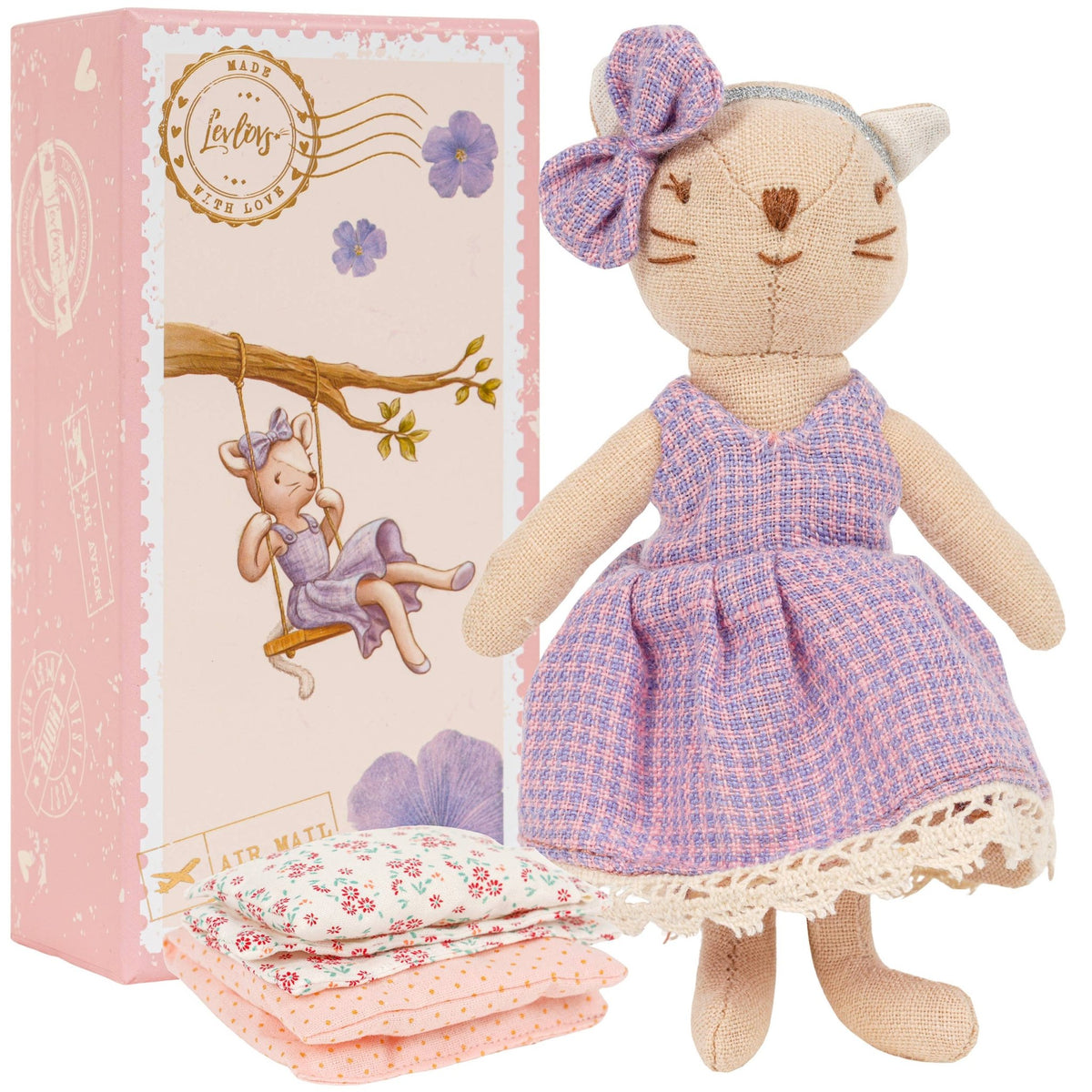 Levlovs Cat in Stamp Box - vibeboxshop