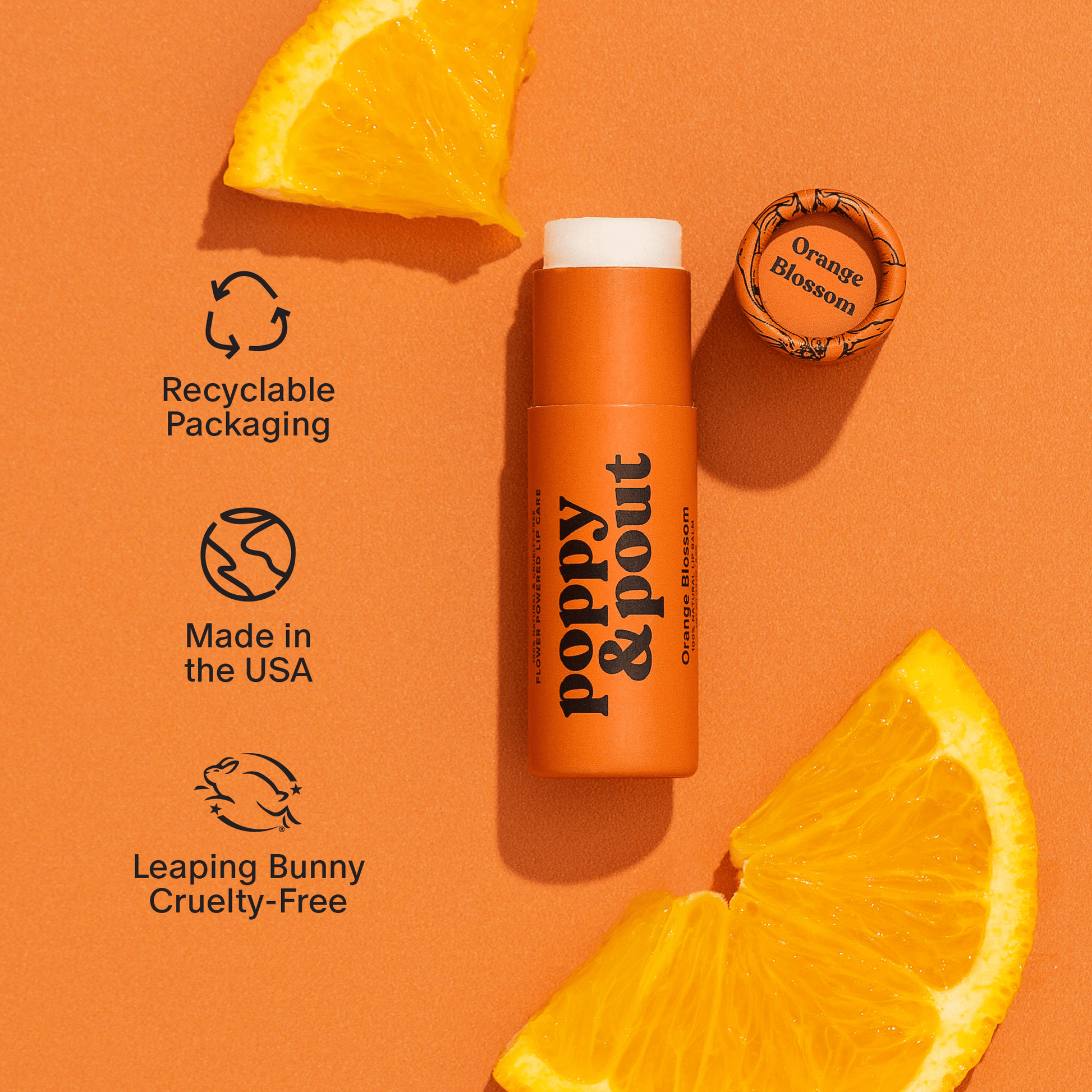 Lip Balm, Orange Blossom - vibeboxshop