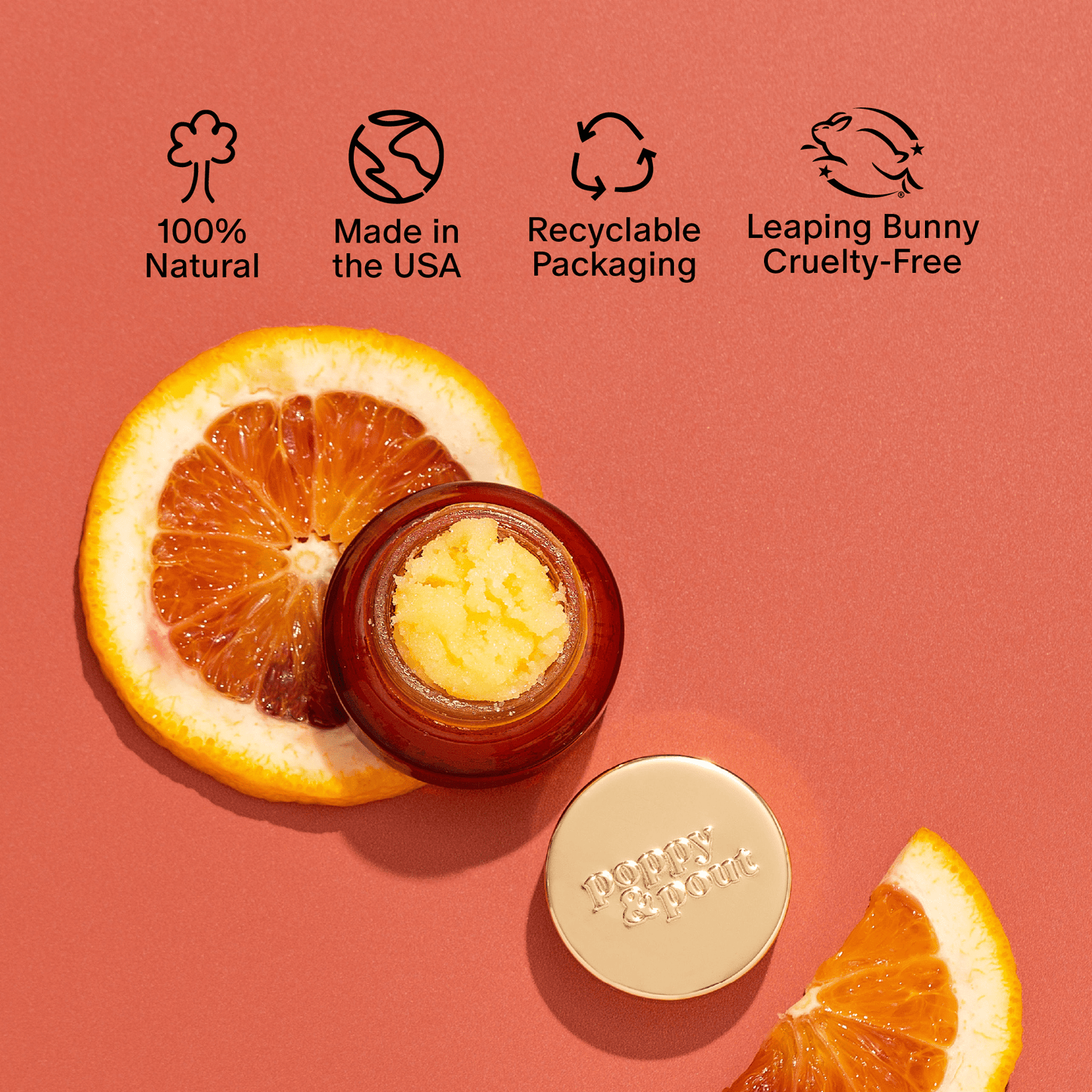 Lip Scrub, Blood Orange Mint - vibeboxshop