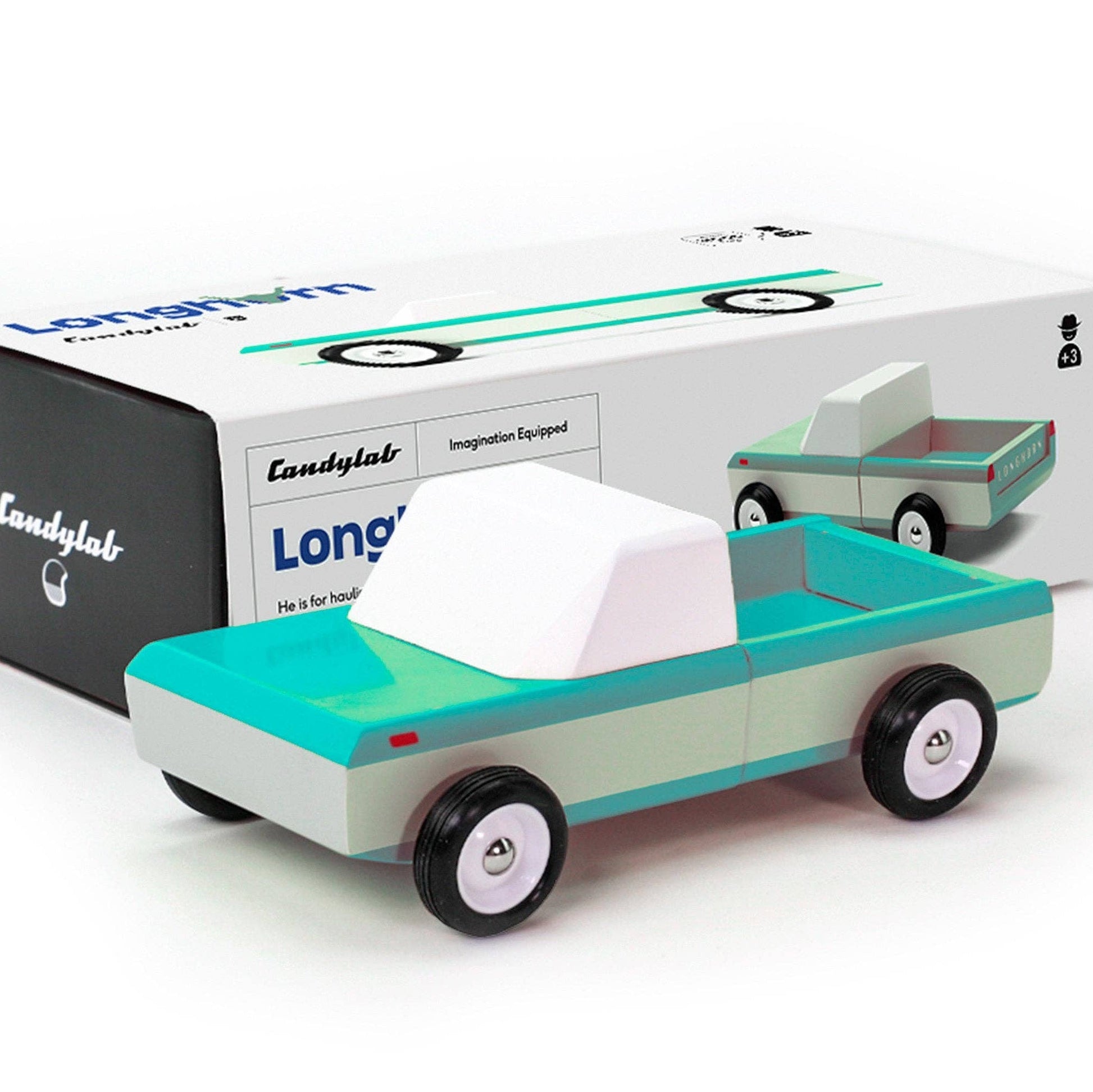 Longhorn Teal Toy Car - vibeboxshop