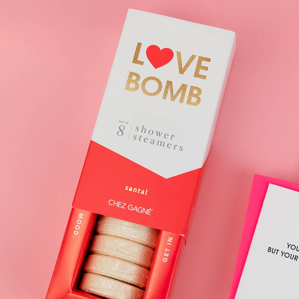 Love Bomb - Aromatherapy Shower Steamers - Santal - Set of 8 - vibeboxshop