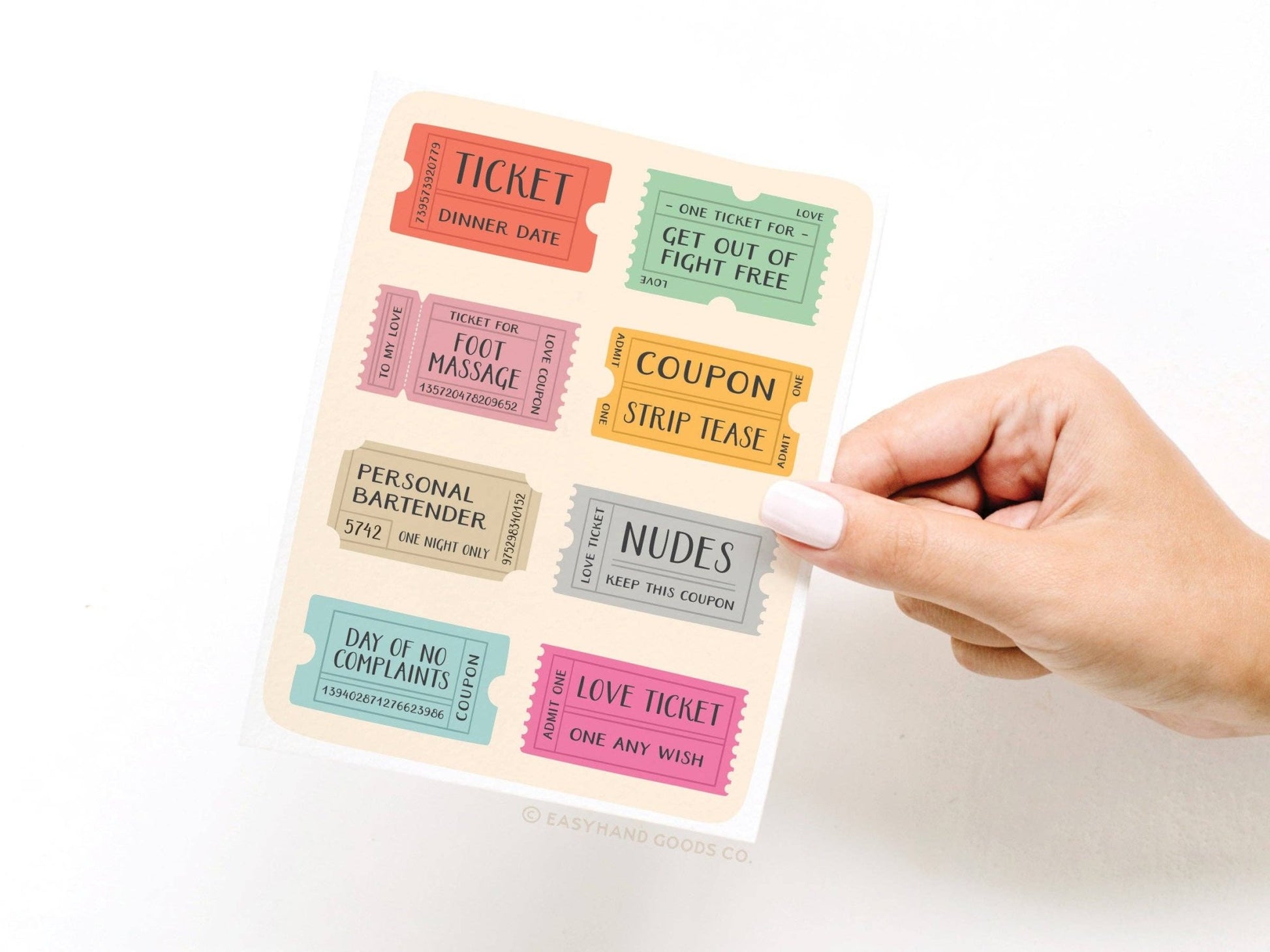 Love Coupons Greeting Card - vibeboxshop