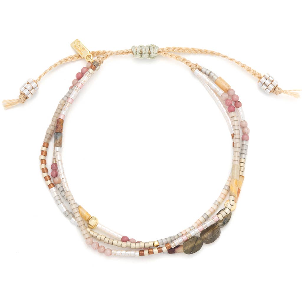 Magic Labradorite Gold Bracelet - vibeboxshop