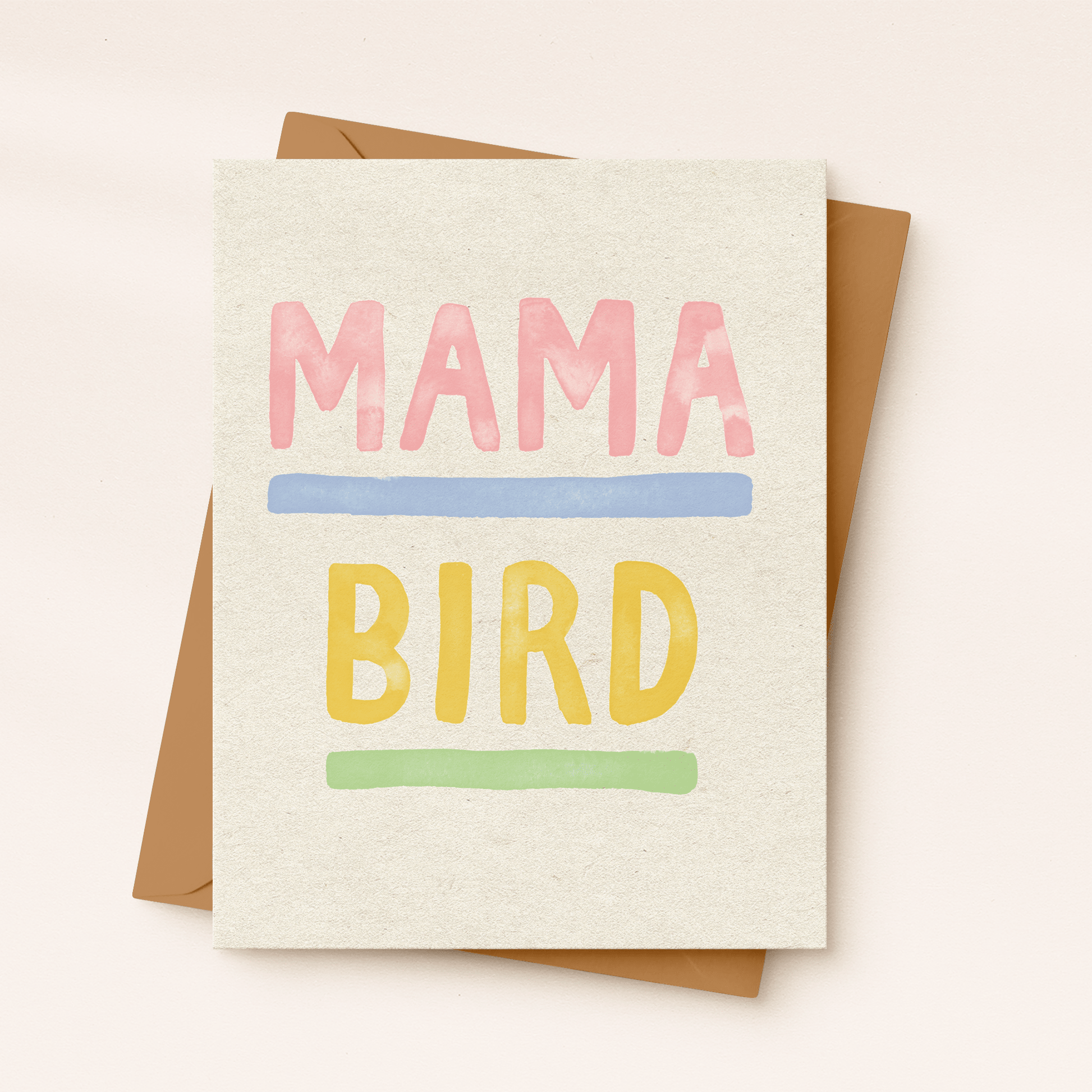 Mama Bird Greeting Crad - vibeboxshop