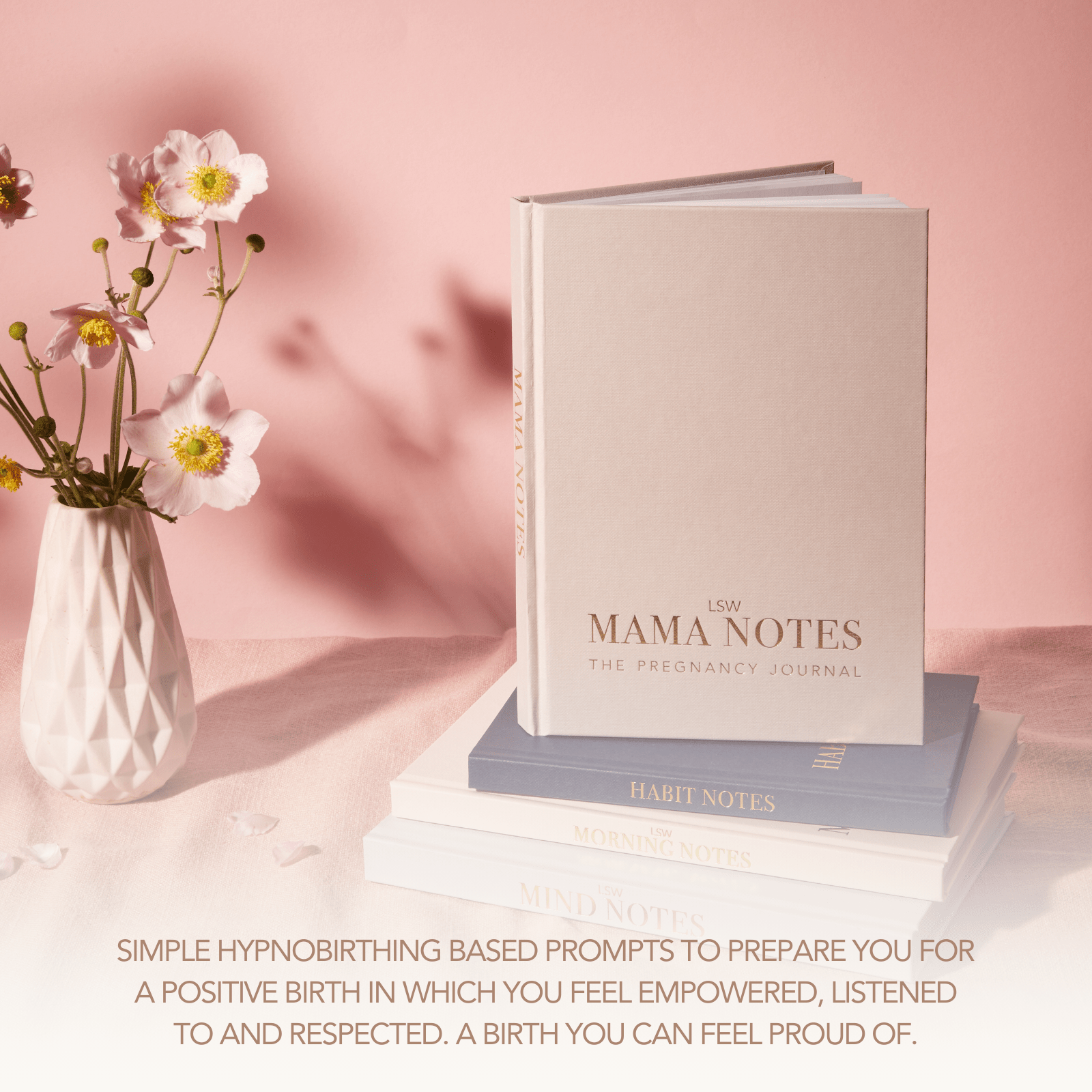 Mama Notes: Pregnancy Journal - vibeboxshop
