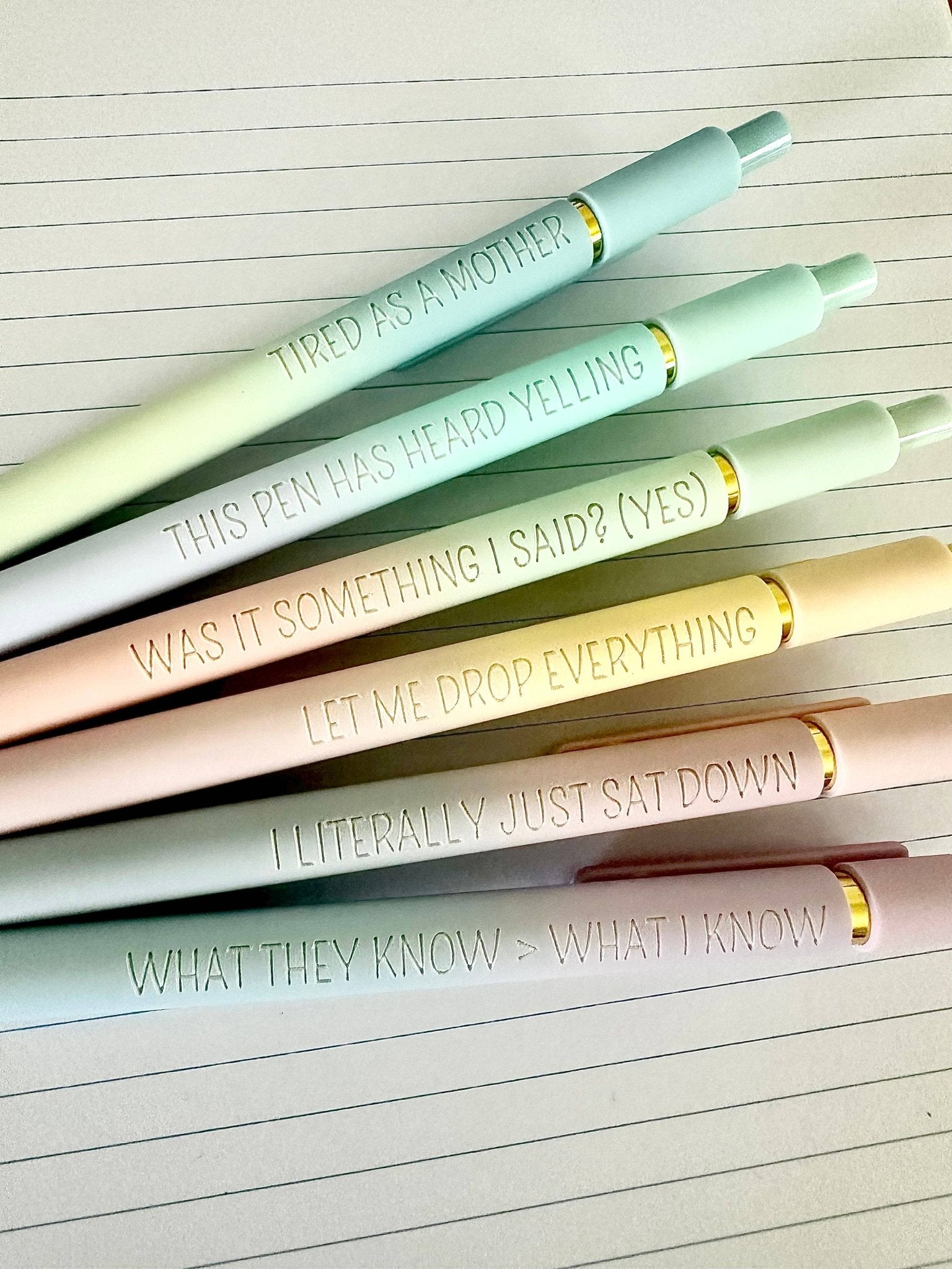 Manic Motherhood | 6 Pen Set - vibeboxshop