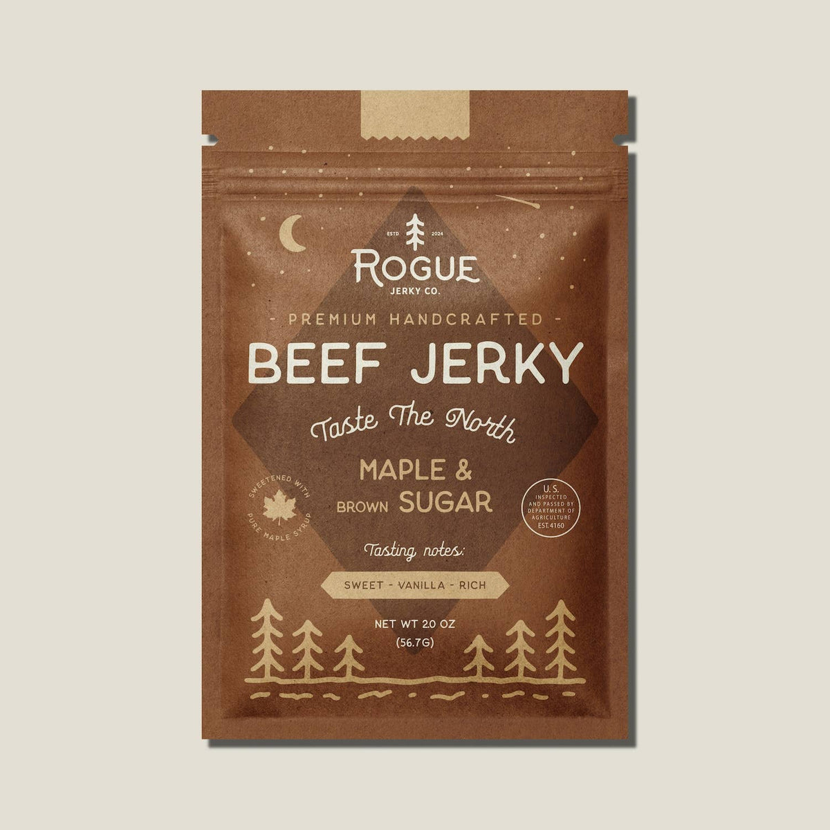 Maple & Brown Sugar Beef Jerky - vibeboxshop