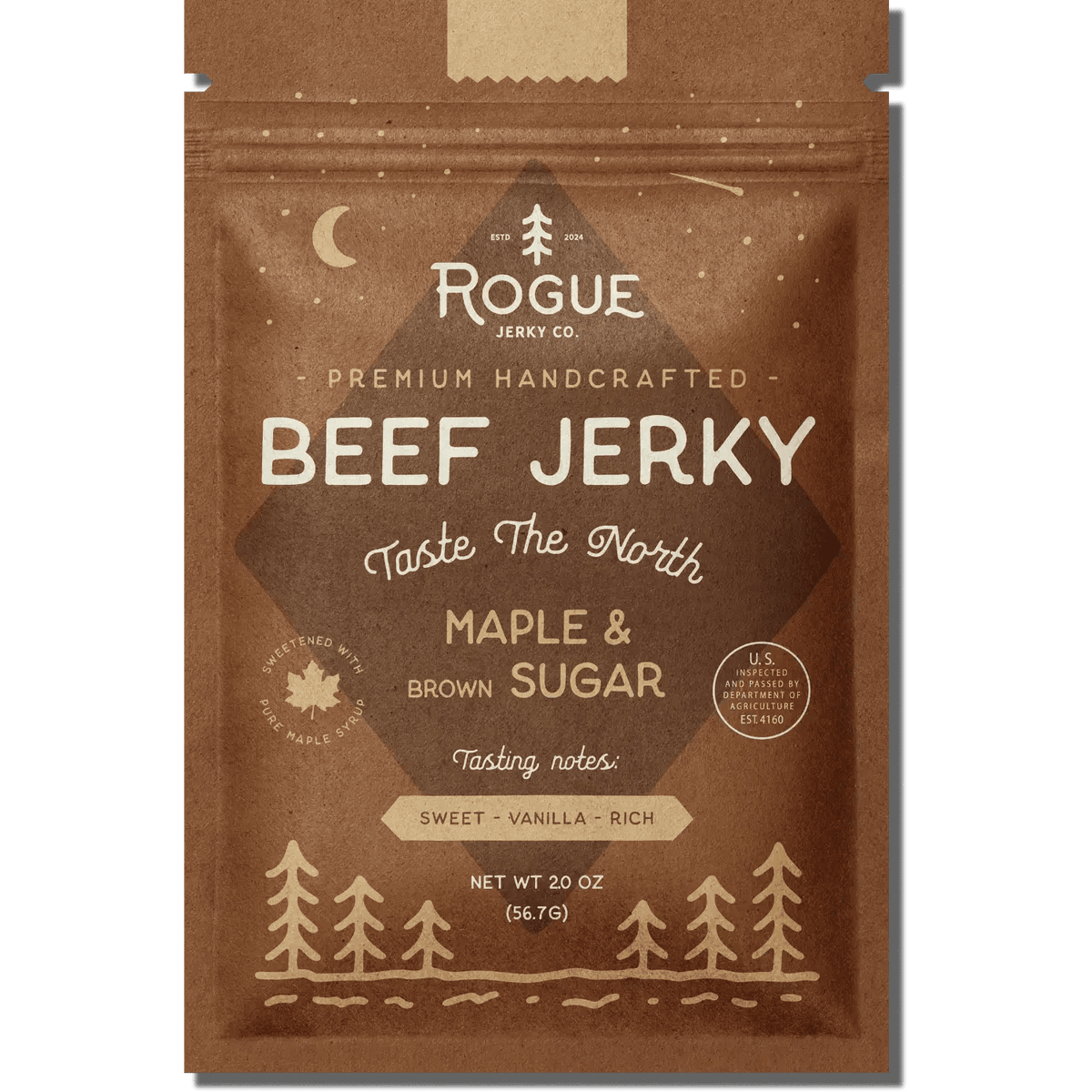 Maple & Brown Sugar Beef Jerky - vibeboxshop