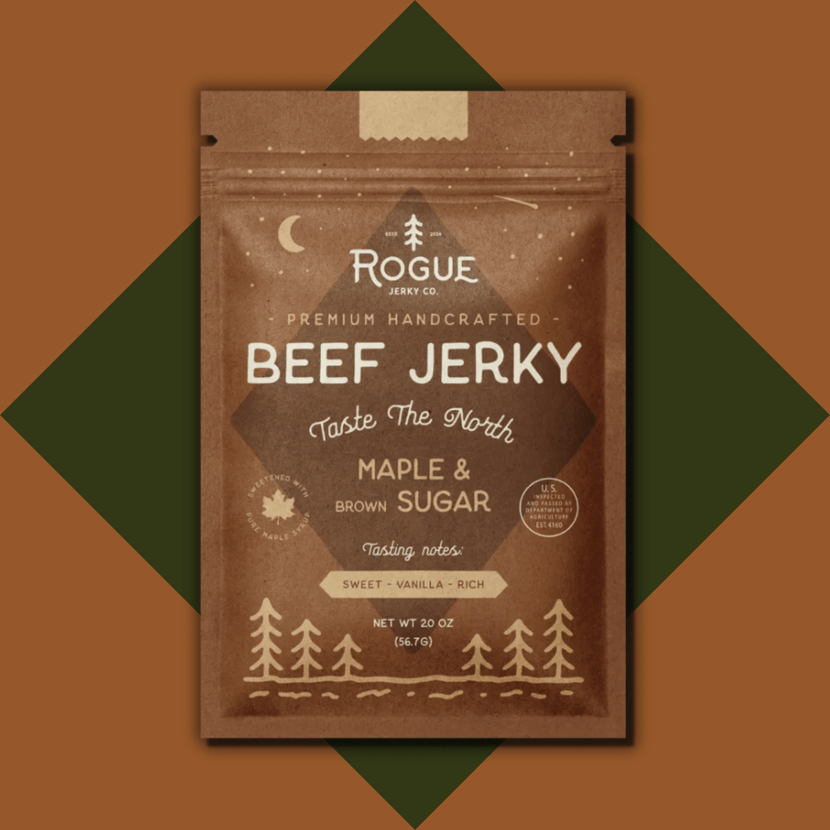 Maple & Brown Sugar Beef Jerky - vibeboxshop