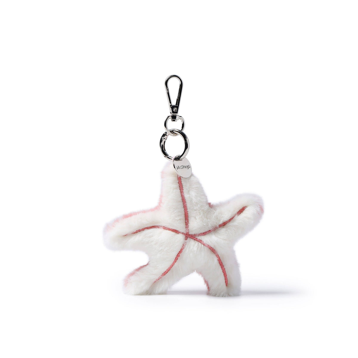 McHugs Peach Starfish Plush Bag Charm - vibeboxshop