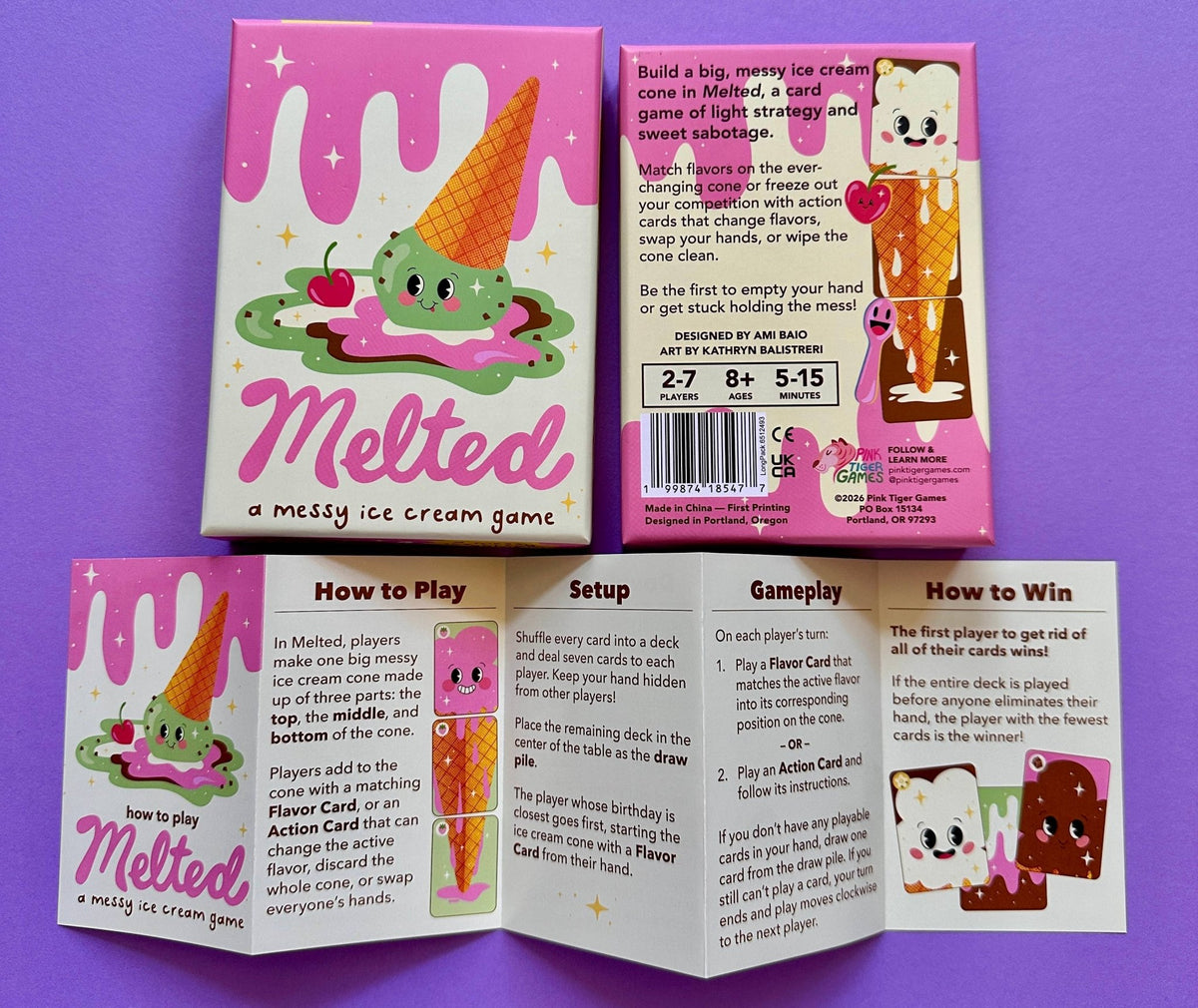 Melted: A Messy Ice Cream Card Game - vibeboxshop