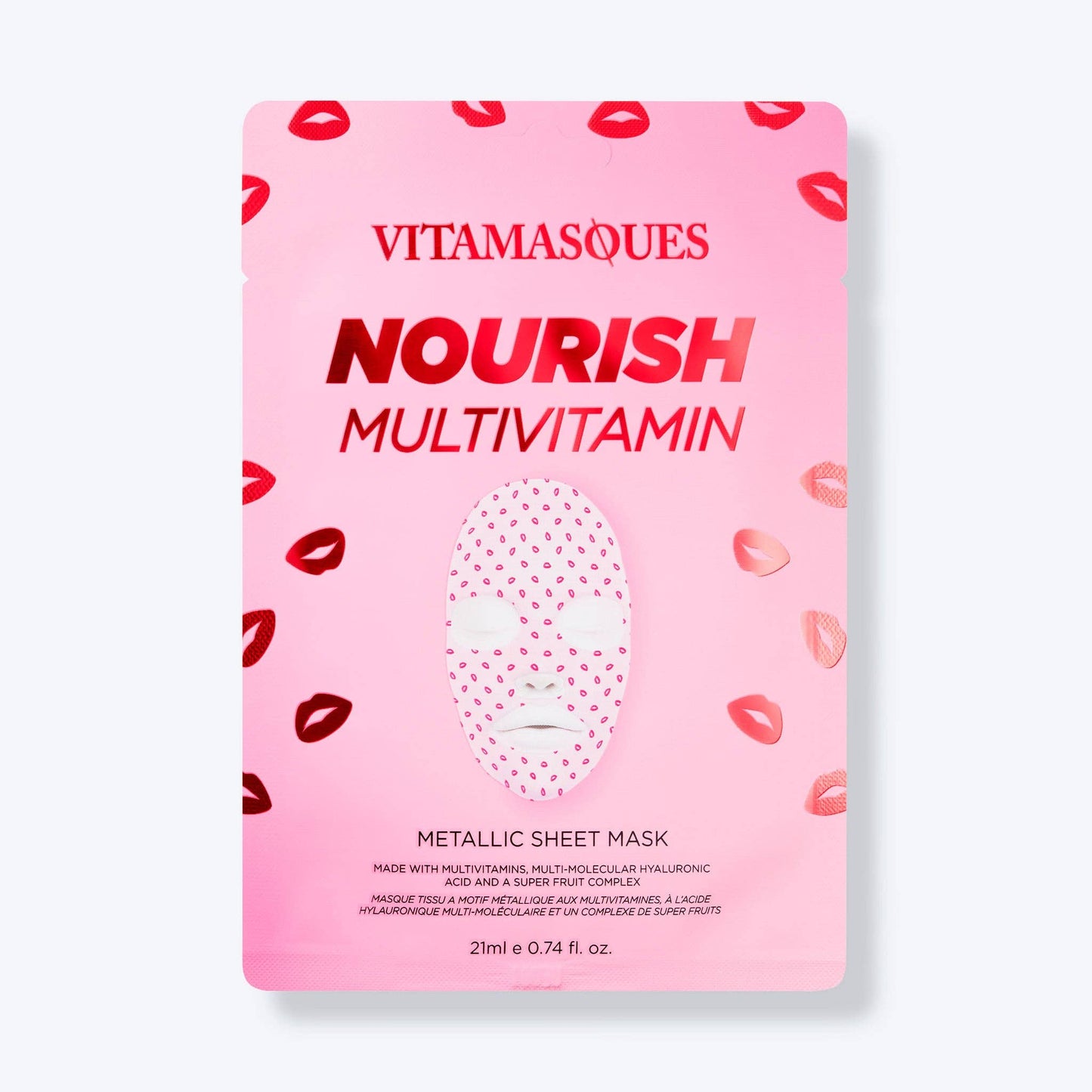 Metallic Kisses Face Sheet Mask - vibeboxshop