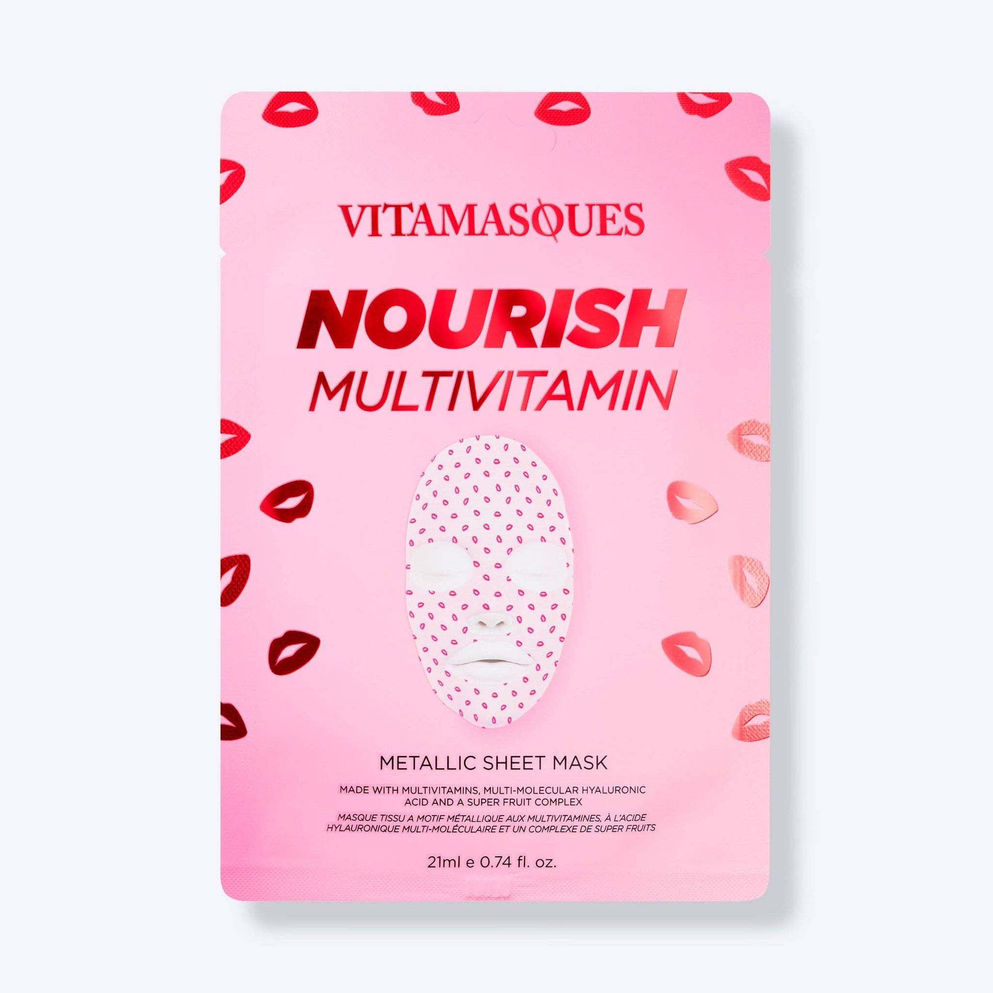 Metallic Kisses Face Sheet Mask - vibeboxshop