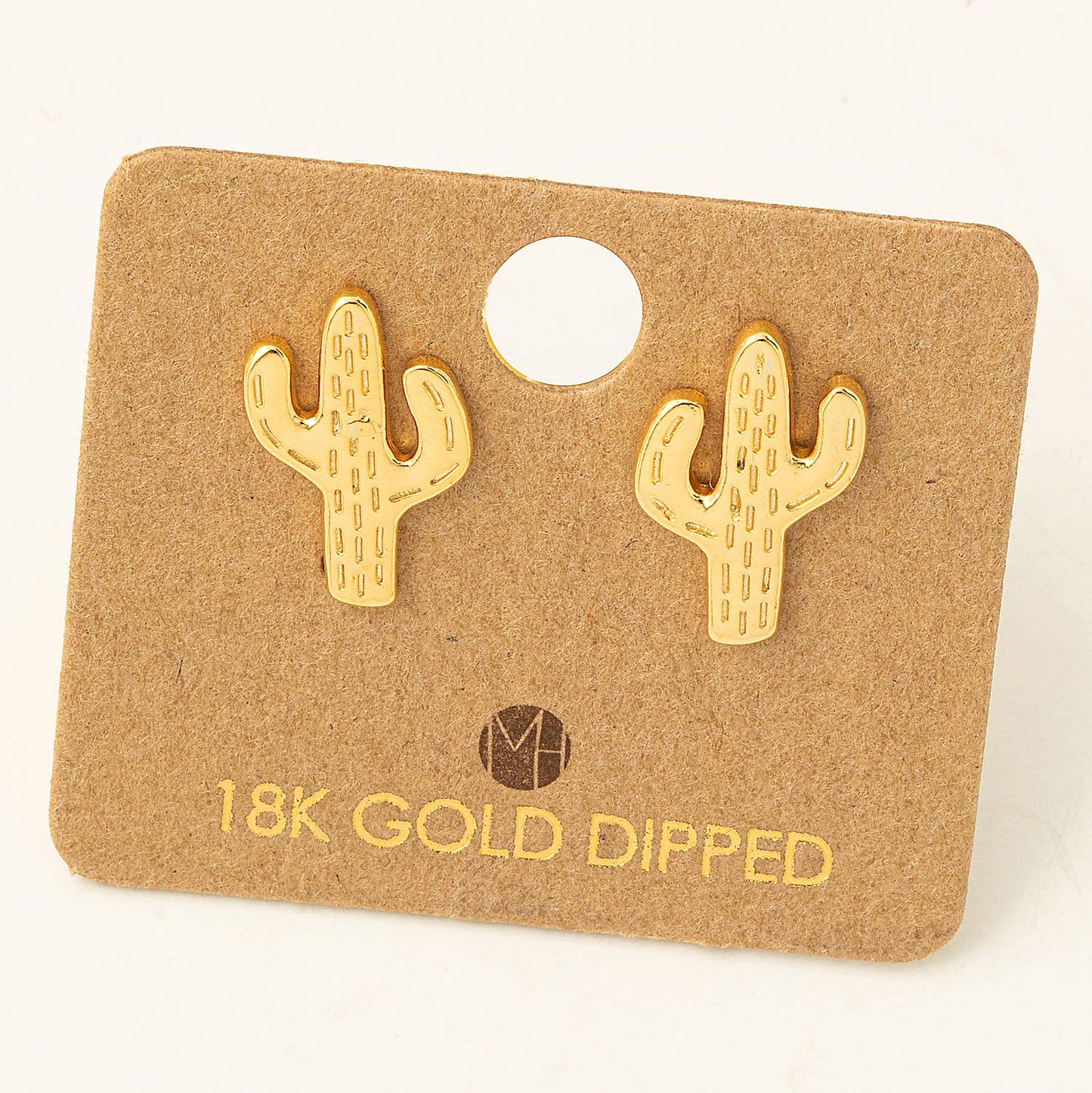 Mini Cactus Stud Earrings - vibeboxshop
