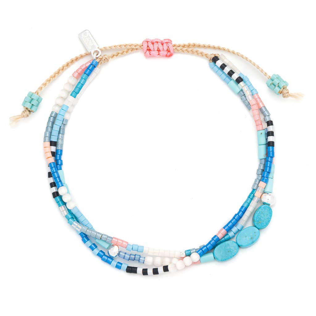 Mixed Media Bracelet | Sky - vibeboxshop