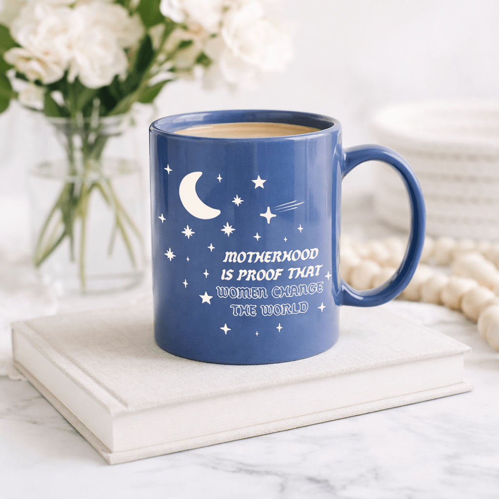 Motherhood Changes the World Mug - vibeboxshop
