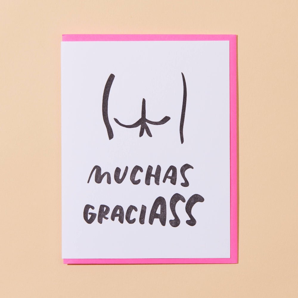 Muchas Graci - Ass Card - vibeboxshop