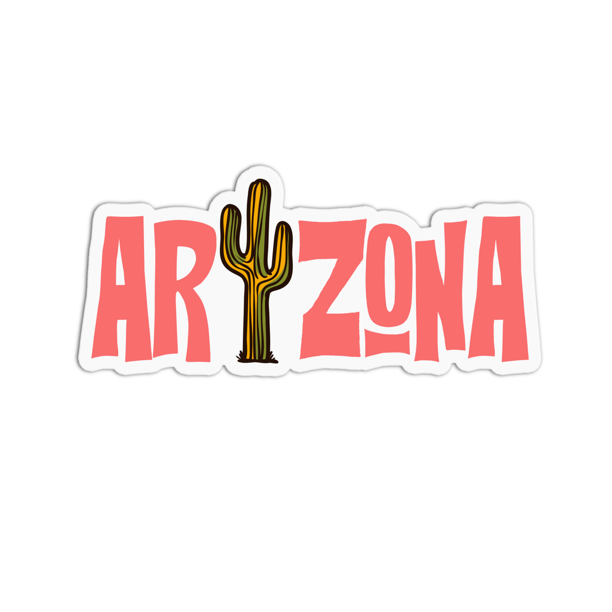 Nature Arizona 2 Vinyl Waterproof Stickers - vibeboxshop
