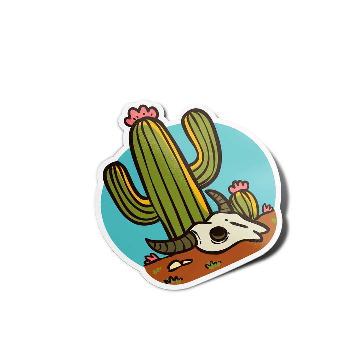Nature Cactus Vinyl Waterproof Stickers - vibeboxshop