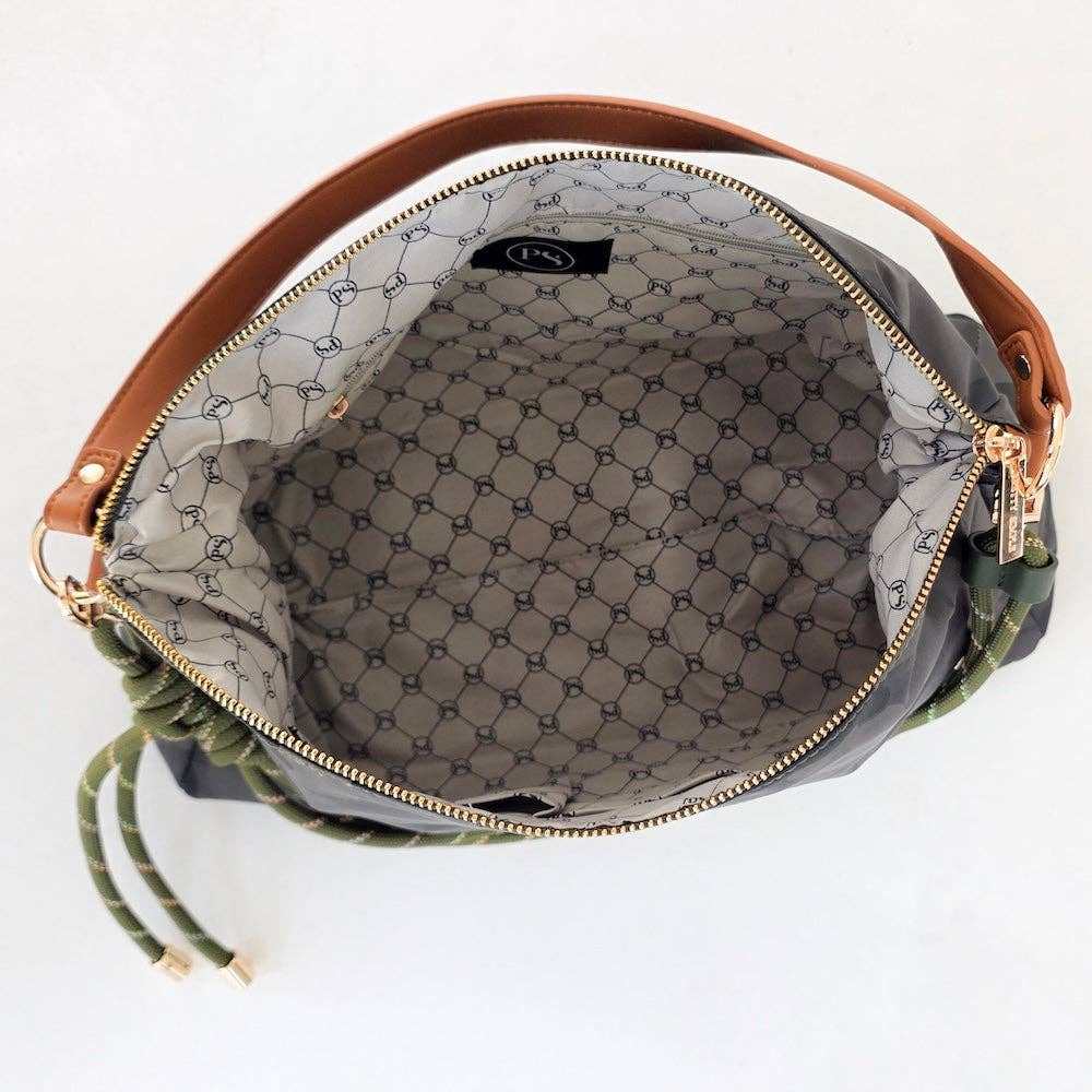 Nikki Nylon Slouchy Shoulder Bag - vibeboxshop