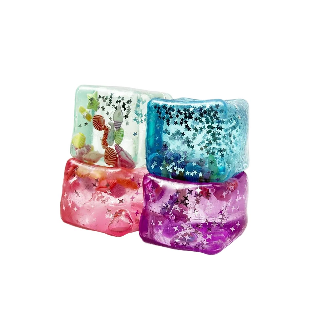 Ocean Glitter Jelly Cube - vibeboxshop