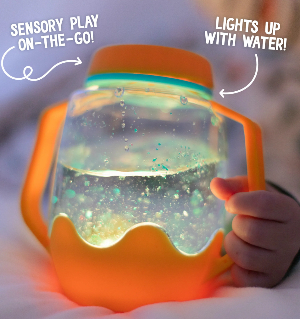 Orange Sensory Play Jar - vibeboxshop