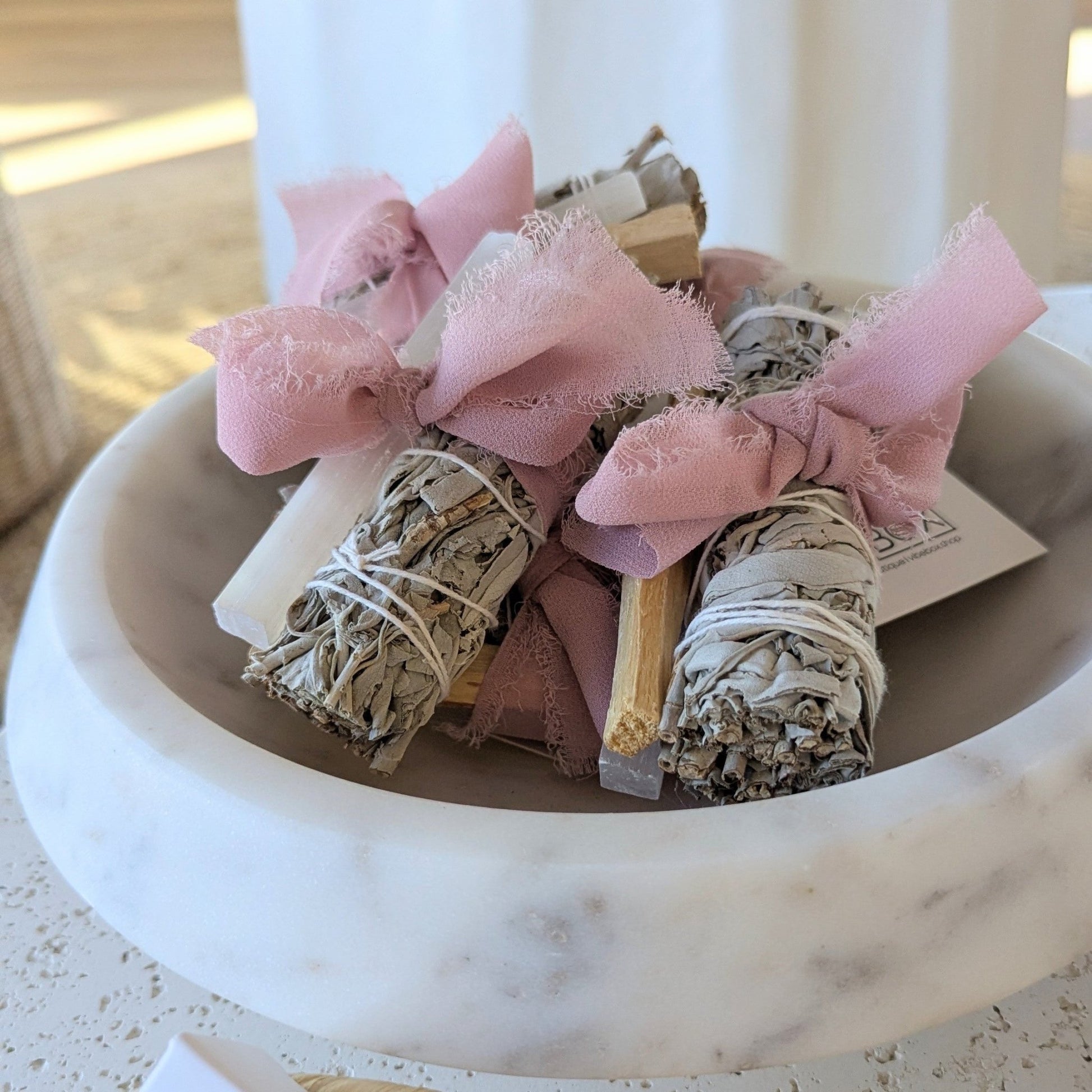 Palo Santo | Selenite | Sage Bundle - vibeboxshop