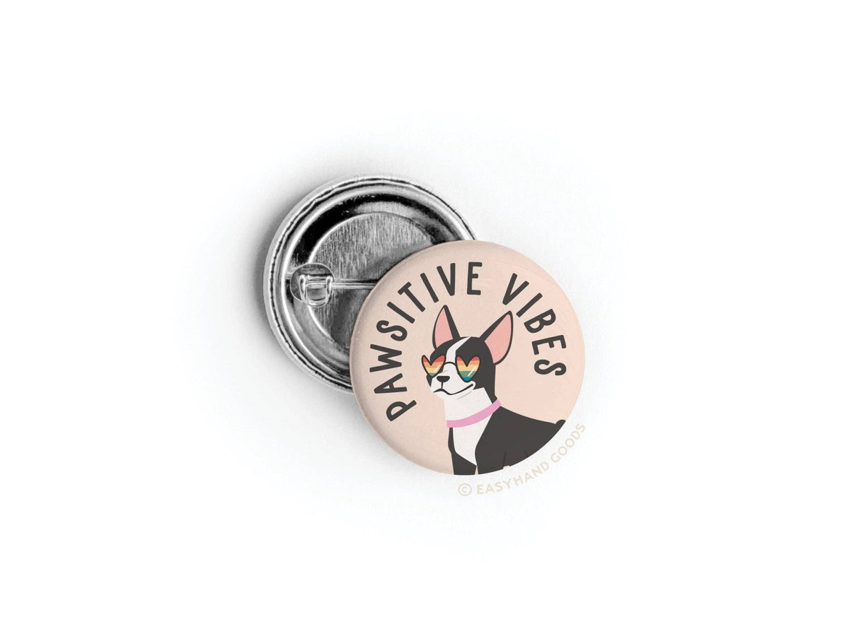 Pawsitive Vibes Dog Button - vibeboxshop