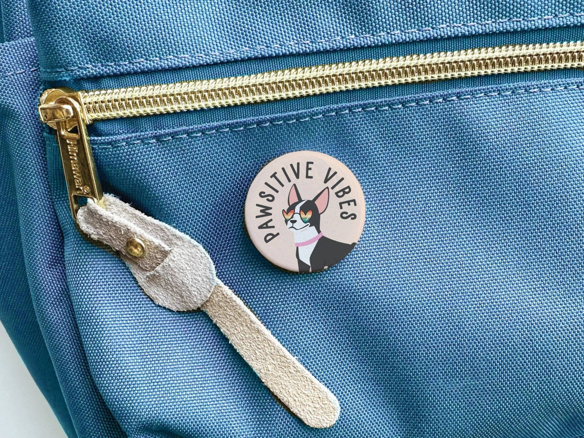 Pawsitive Vibes Dog Button - vibeboxshop