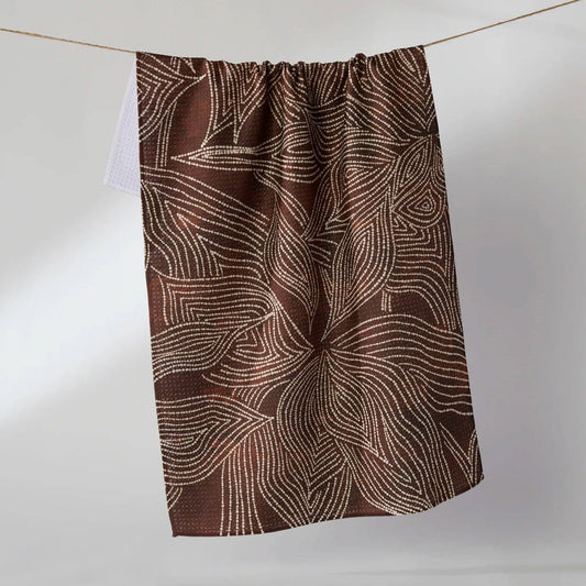 Pearl Botanical Tea Towel - vibeboxshop