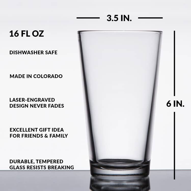 Phoenix, AZ Street Map Pint Glass - vibeboxshop