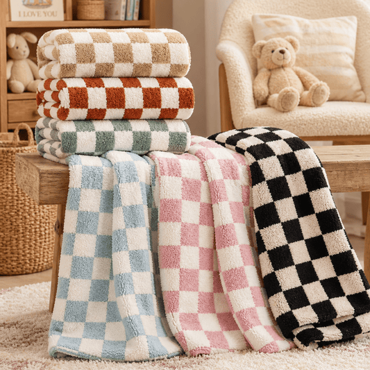 Phufy® Bliss Checkerboard Blanket - vibeboxshop