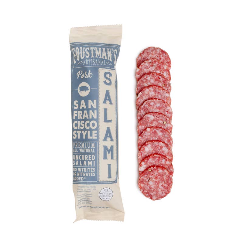 Pork San Francisco Style | Foustman's Uncured Salami - vibeboxshop