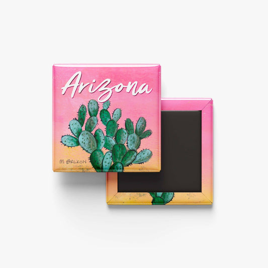 Prickly Sunrise 2" Arizona Magnet - vibeboxshop