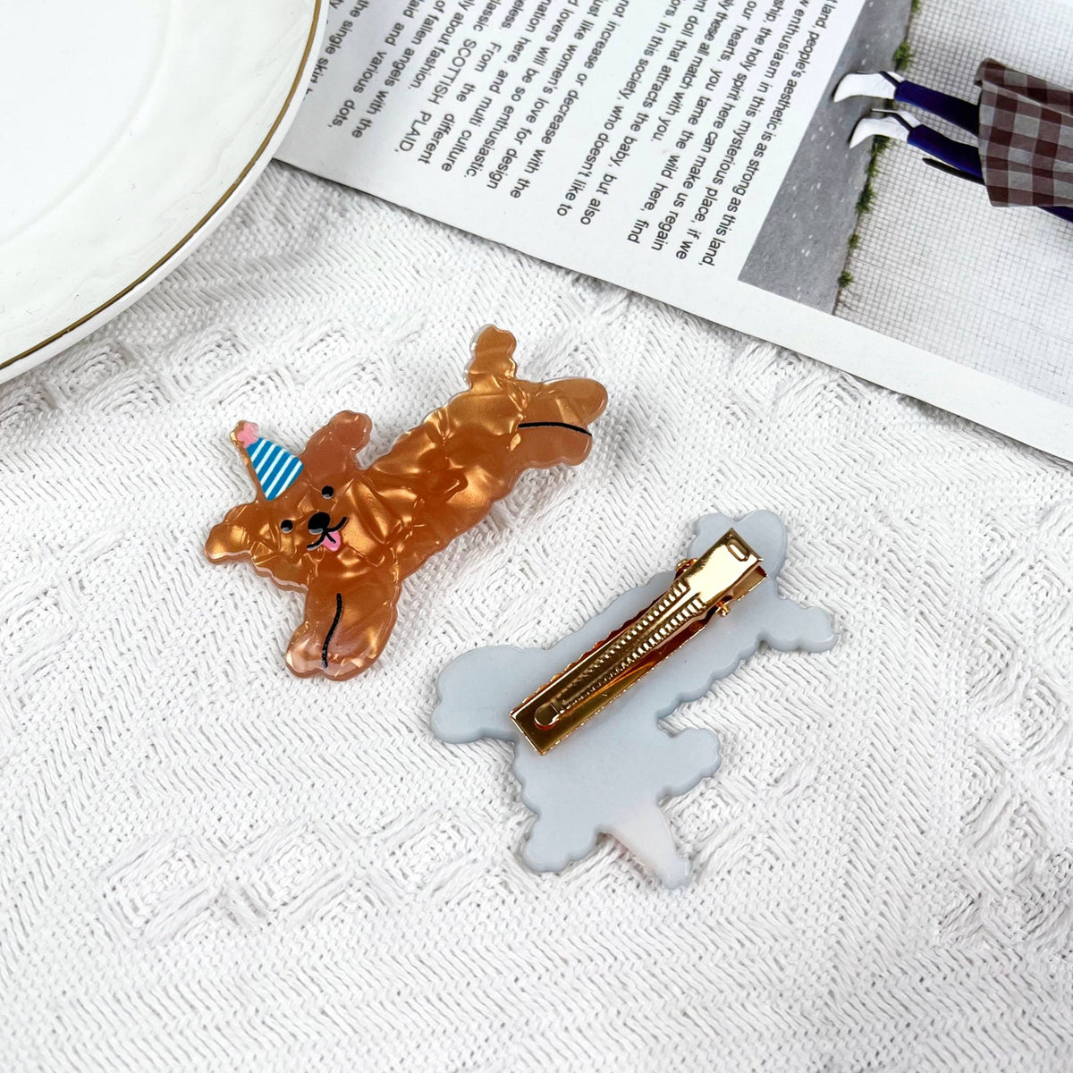 Puppy & Kitty Hair Clip Sets - vibeboxshop