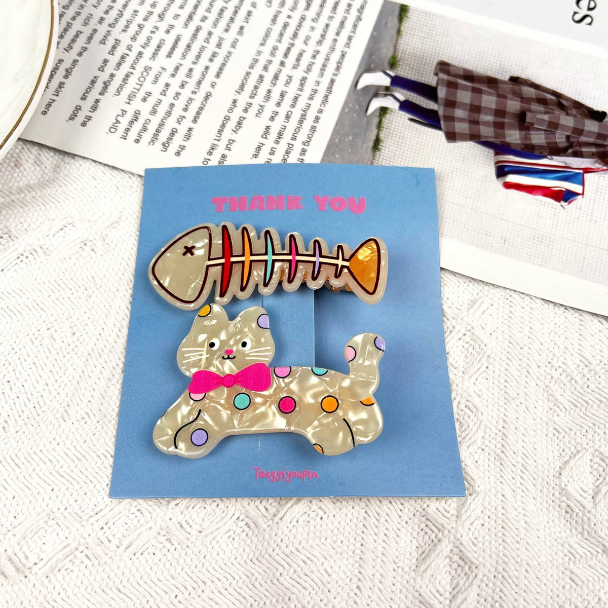 Puppy & Kitty Hair Clip Sets - vibeboxshop
