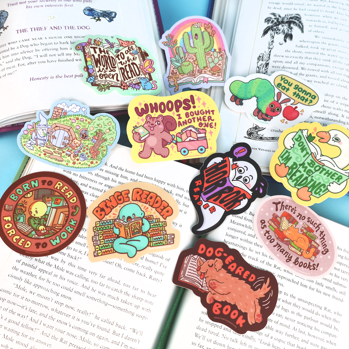 Ravenous Caterpillar Sticker - vibeboxshop