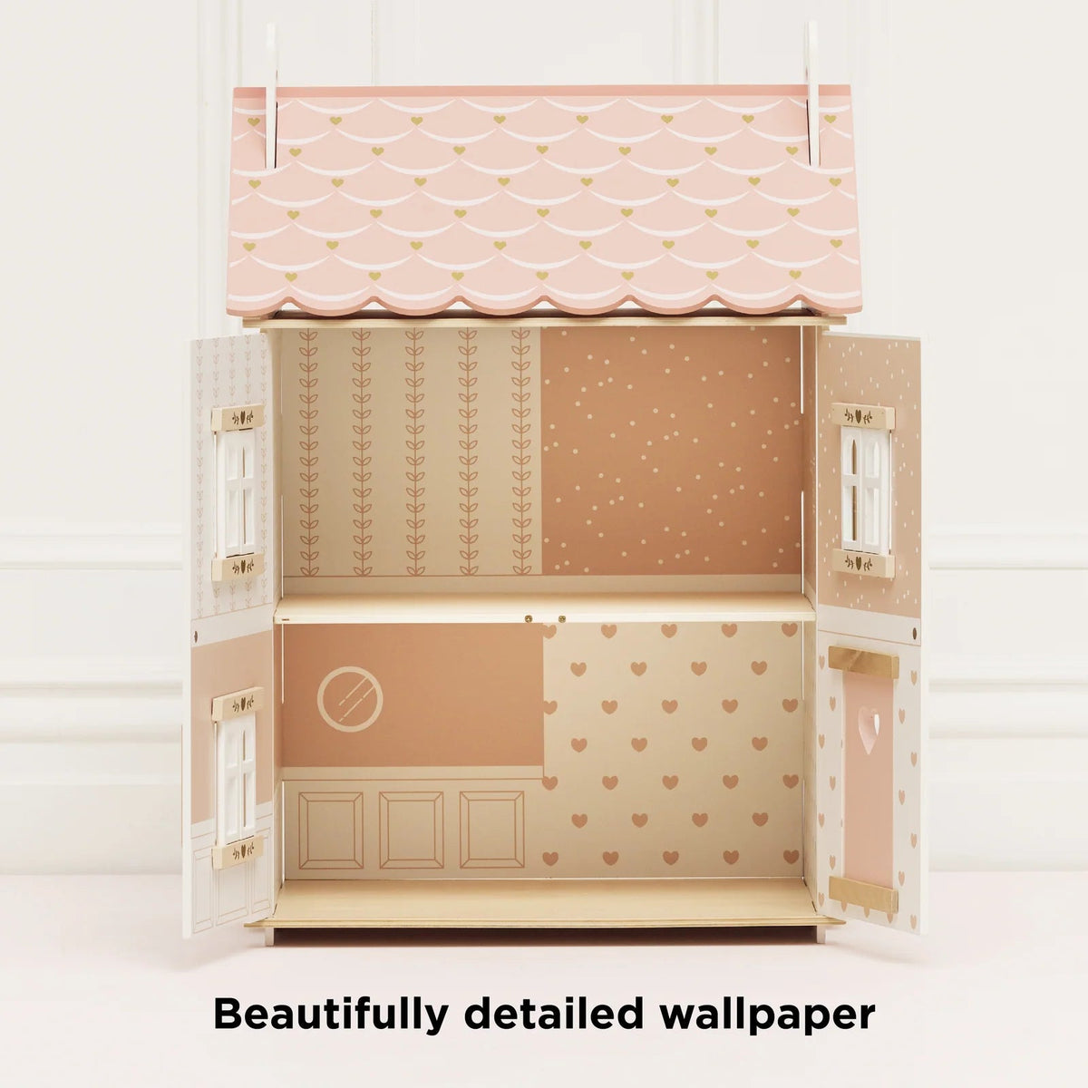Roseheart Doll House, Furniture, & Family - vibeboxshop
