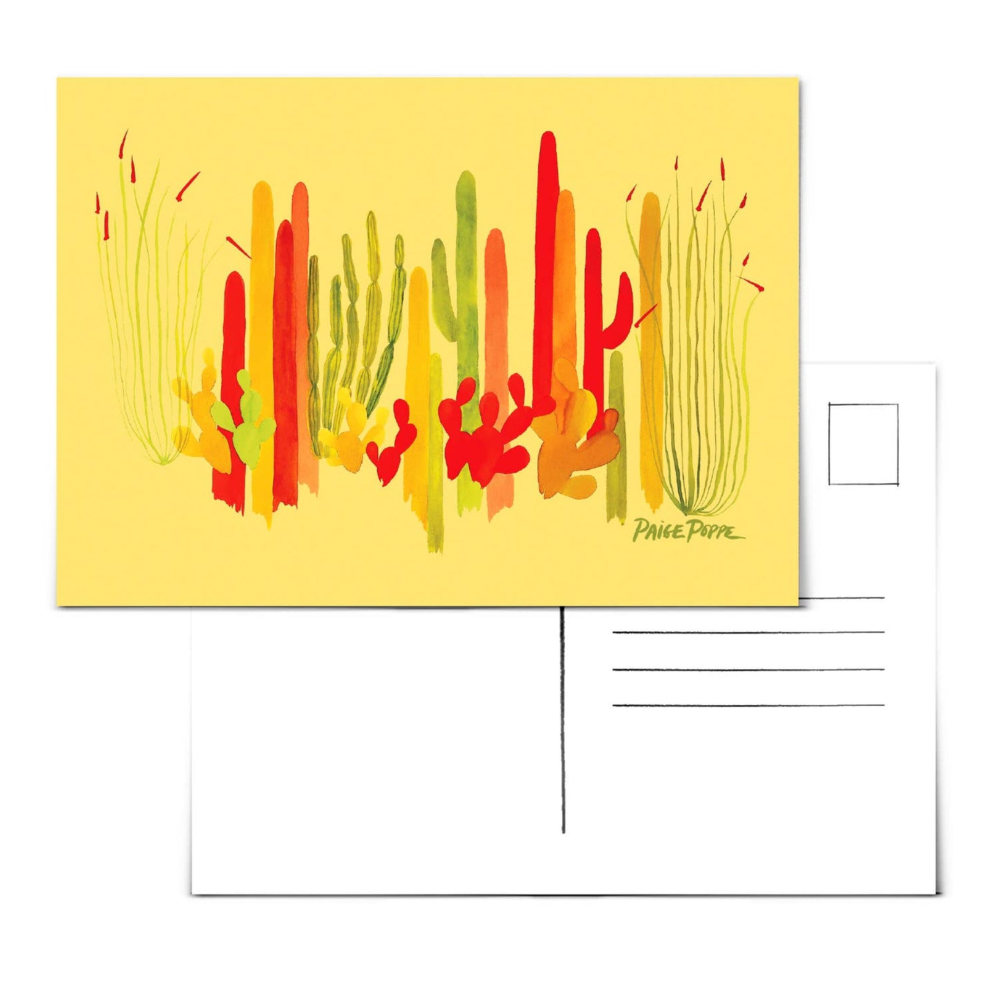 Set of 10 Desert Postcards - vibeboxshop