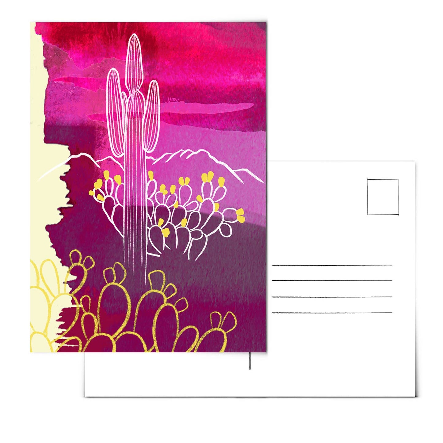 Set of 10 Desert Postcards - vibeboxshop