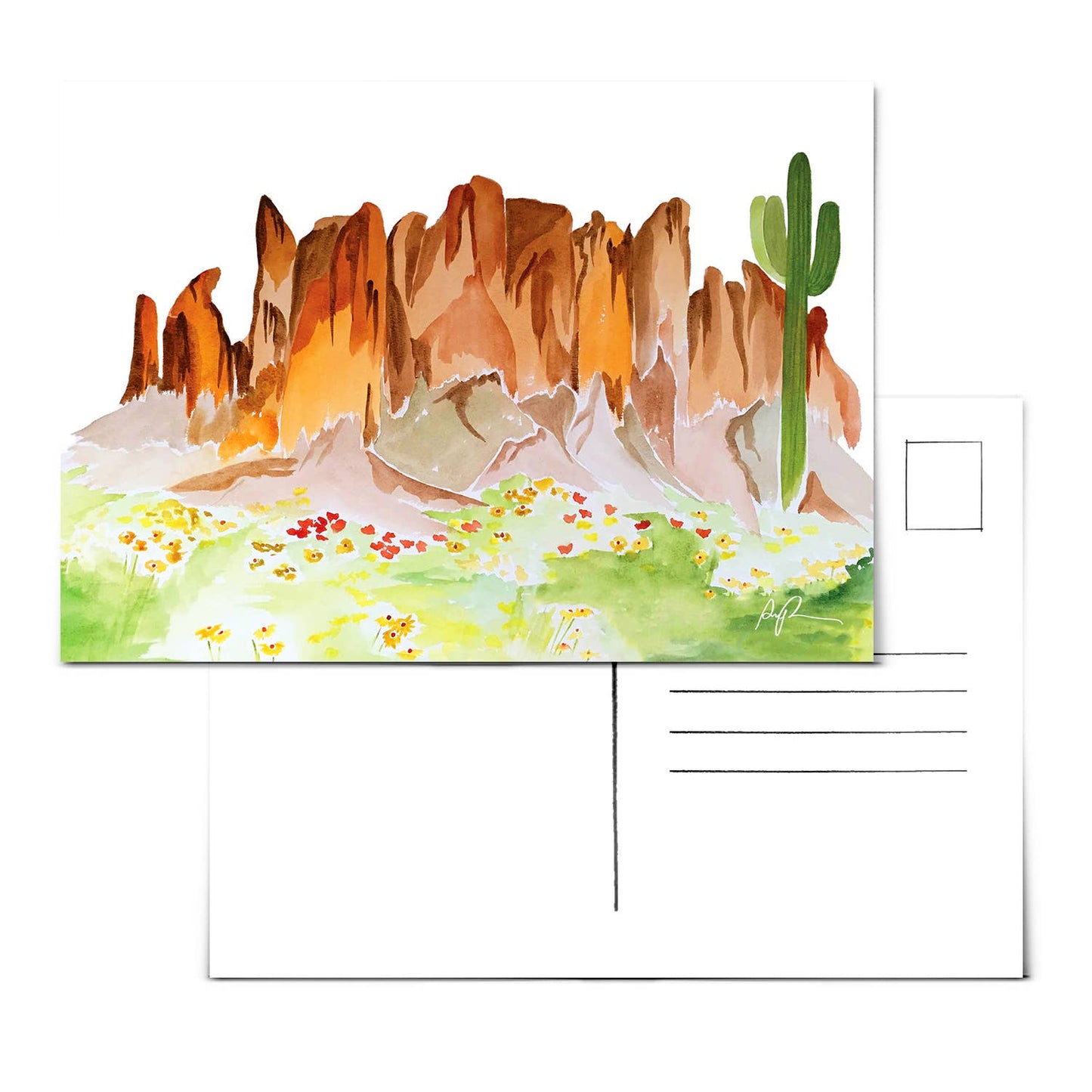 Set of 10 Desert Postcards - vibeboxshop