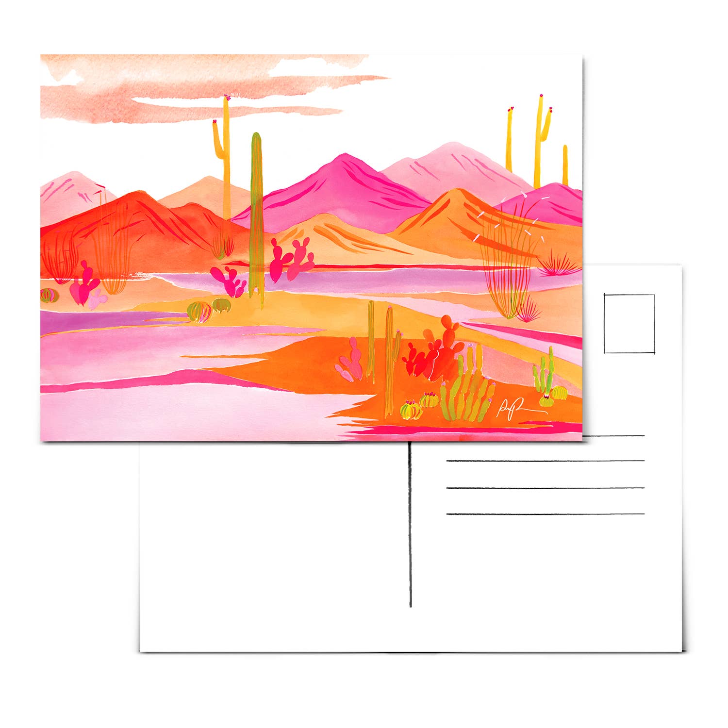 Set of 10 Desert Postcards - vibeboxshop