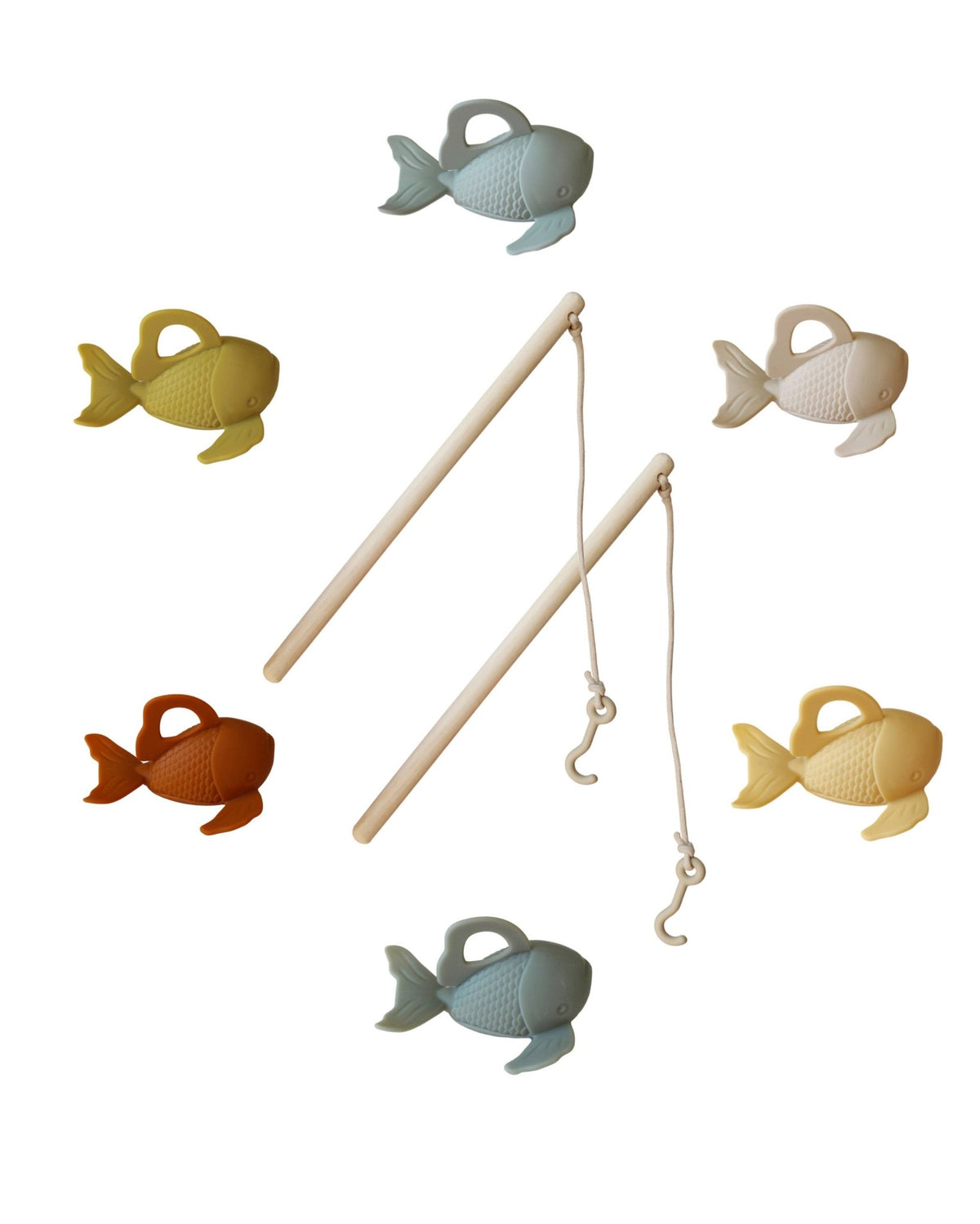 Silicone and Wood Fishing Play Set - vibeboxshop
