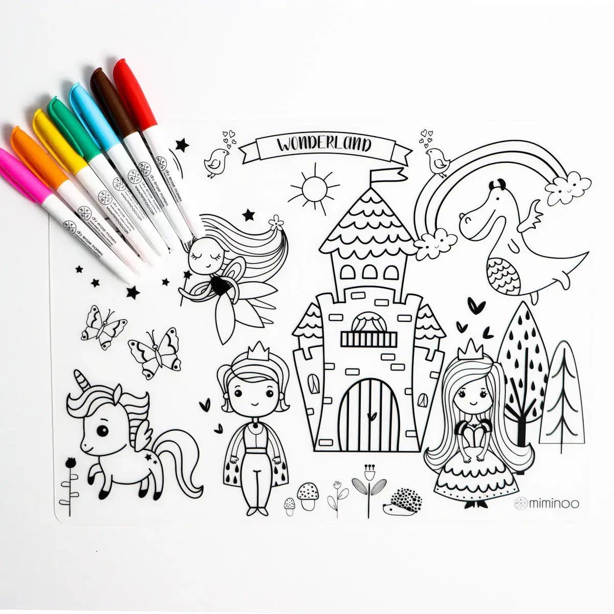 Silicone Reusable Coloring Mat Set - vibeboxshop